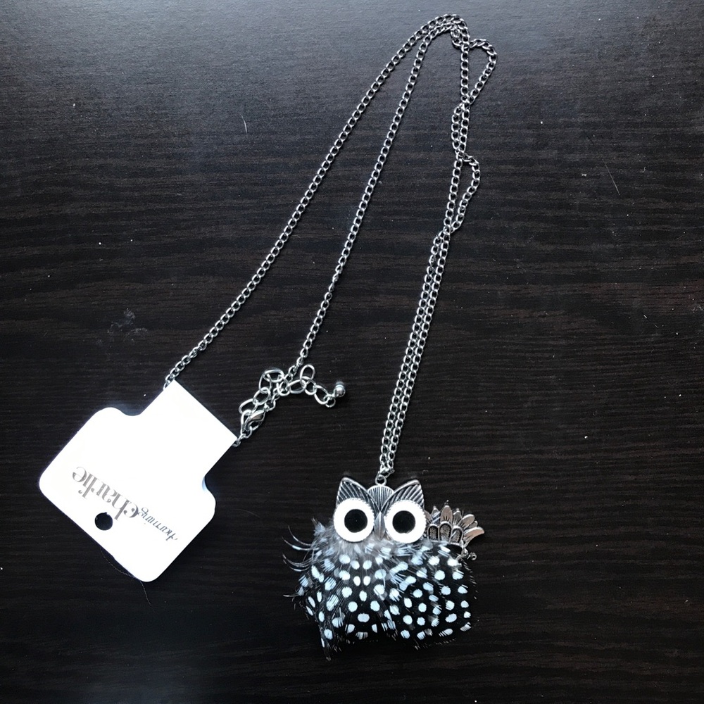 Owl necklace‎
